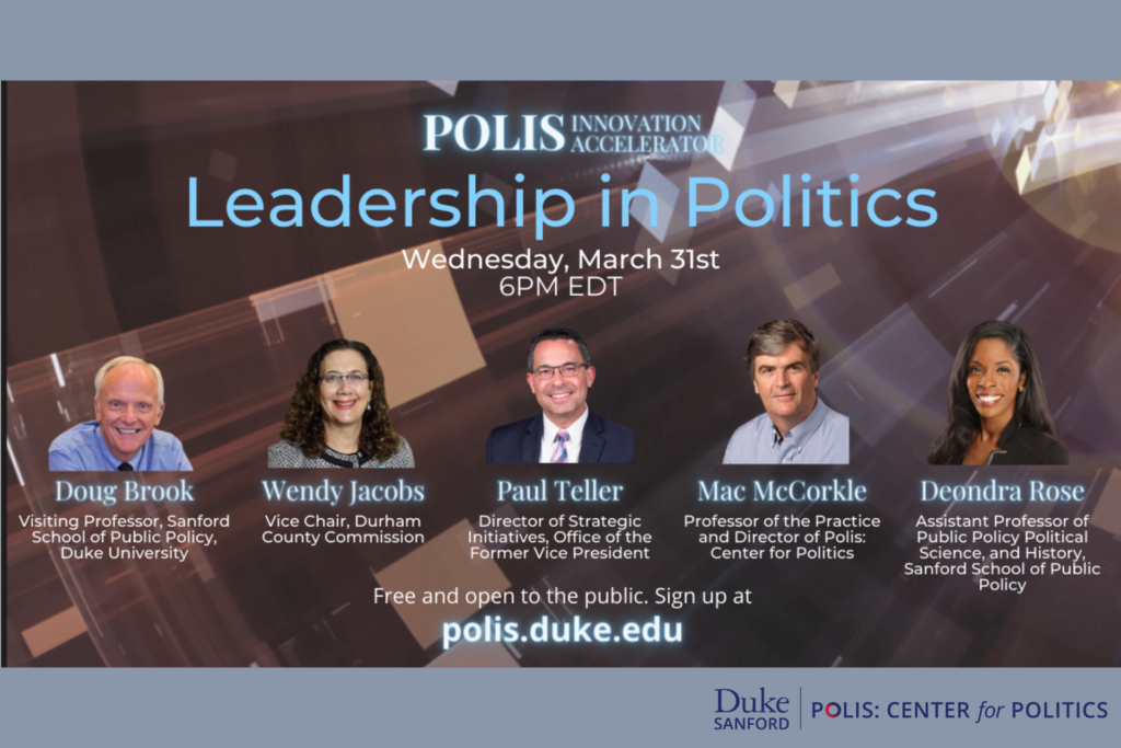 Leadership in Politics Flyer