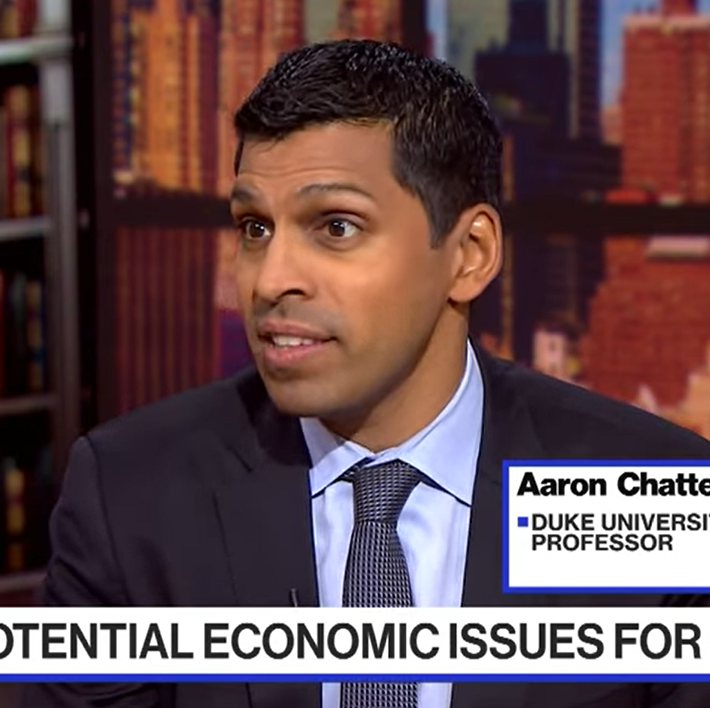 Aaron Chatterji on Bloomberg