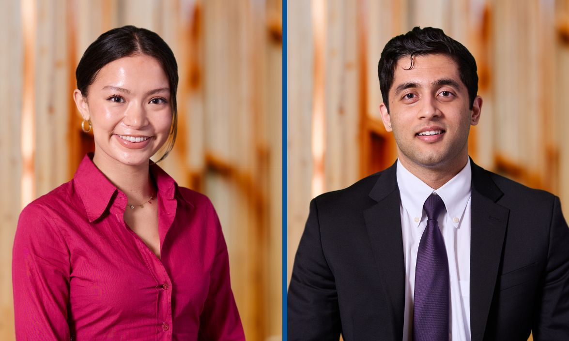 Chloe Nguyen and Neil Upreti