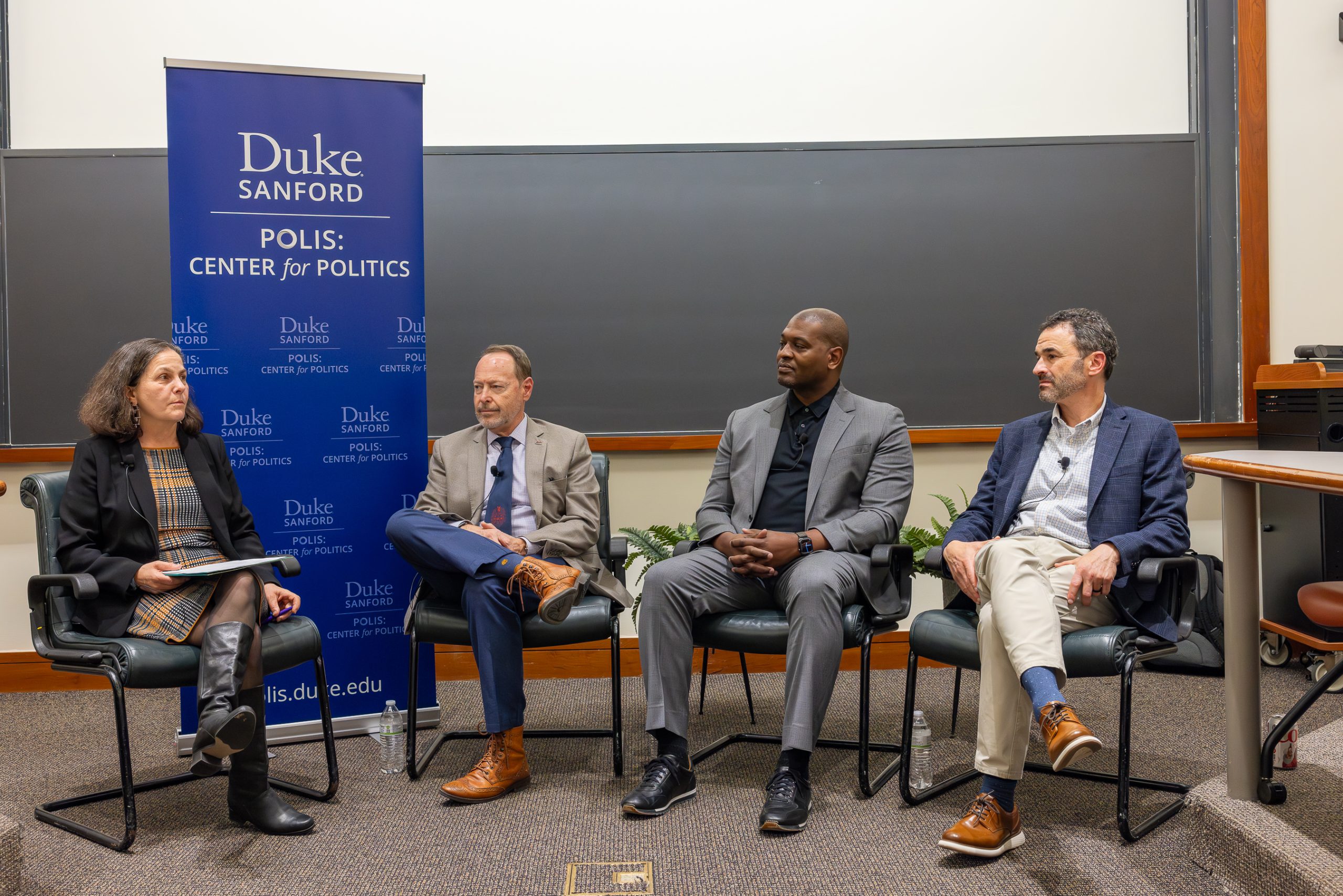 Polis Distinguished Fellows and Moderator Jenni Owens